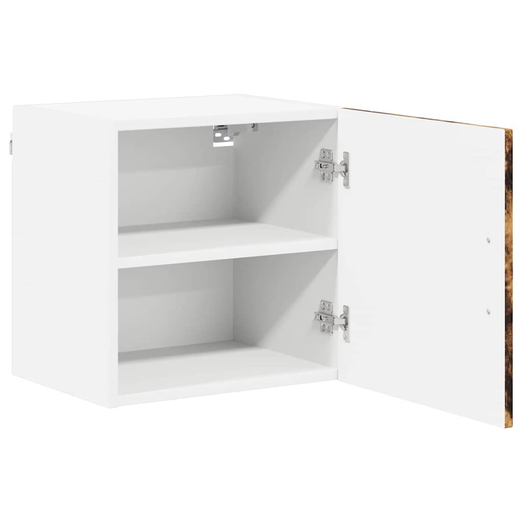 Küchenhängeschrank mit Regal Geräucherte Eiche 40 x 31 x 40 cm